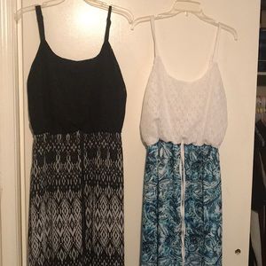 2 dresses (12-14) women ,but very stretchy